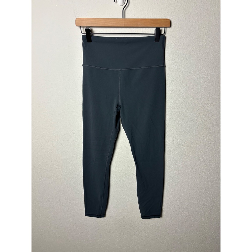 Athleta Ultra High Rise Elation 7/8 Tight Dark Gray Yoga Leggings Small